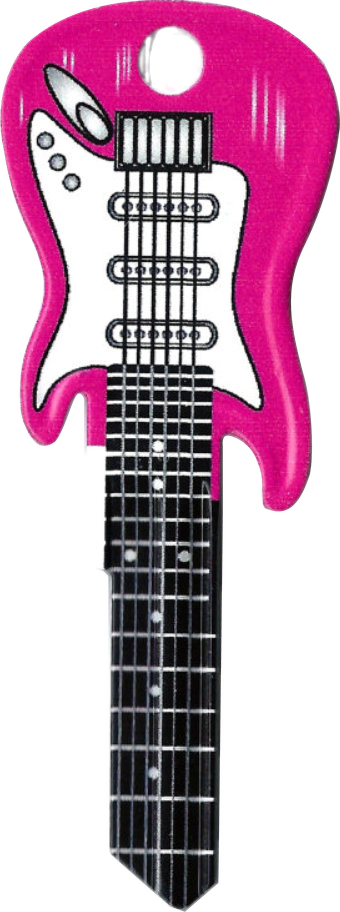 Pink Guitar Key