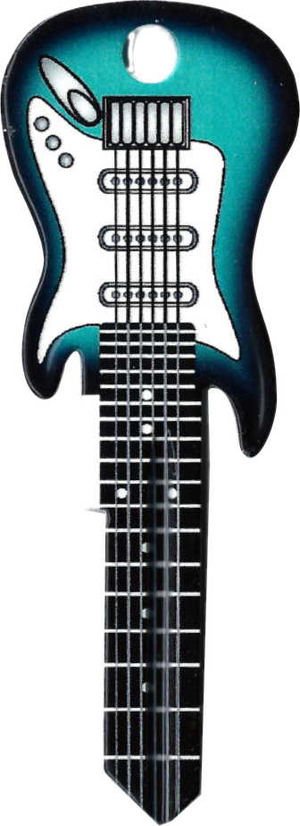 Surf Green Guitar Key