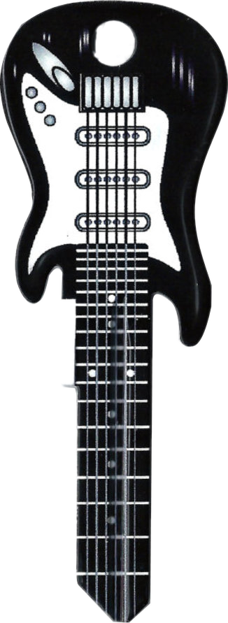 Black Guitar Key
