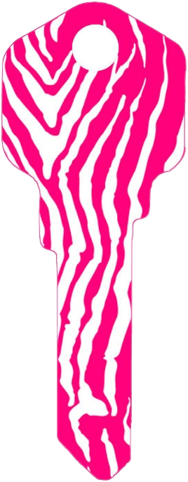 Pink Zebra Key
